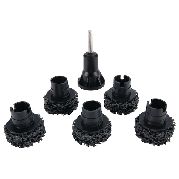 Performance Tool Wheel Hub Resurfacing Kit, Drill Tool, Rotor Rust Removal, Sanding Pads W80105 - main