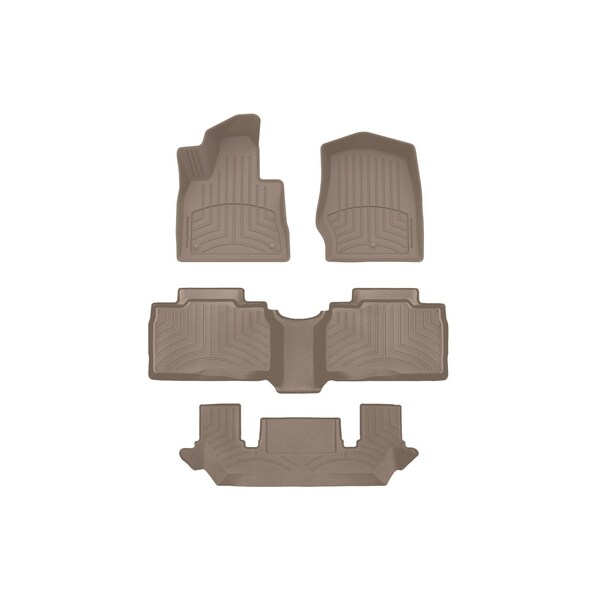 Weathertech Tan, Front and Rear and Rear FloorLiner HP 4517161-451575-2-3IM - main