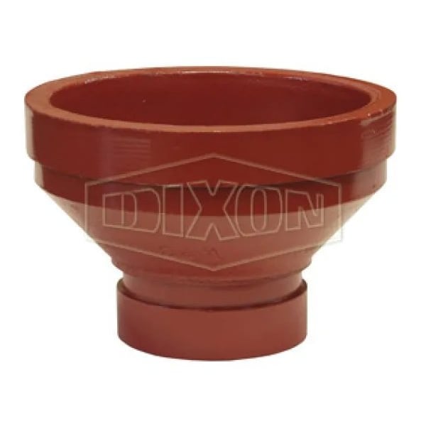 Dixon RA Series Reducing Adapter, 4 x 2-1/2 in Nominal, Grooved End Style, Ductile Iron, Import RAGG40250 - main