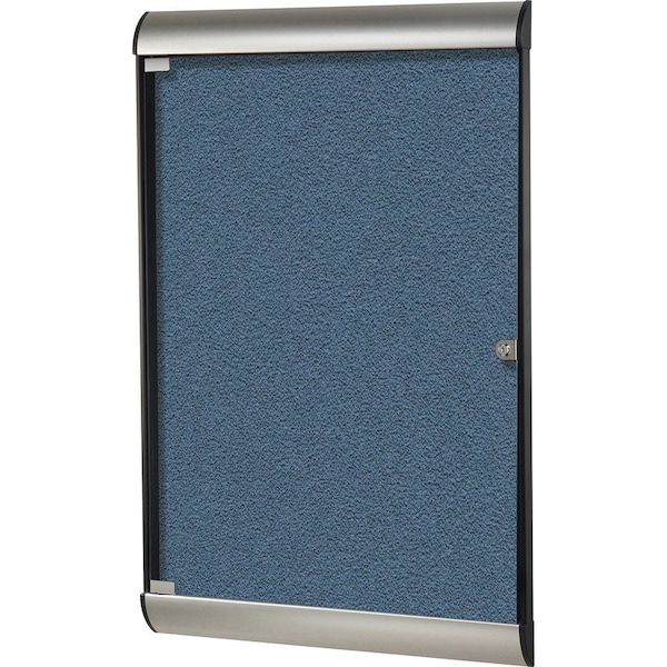Ghent Enclosed Bulletin Board 42-1/8x27.75", 1 Door SILH20415 - main