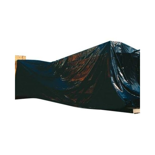 Partners Brand Black Poly Sheeting, 16 x 100 ft., 4 Mil, Black 100 ft. L x 16 ft. W x CF416B - main