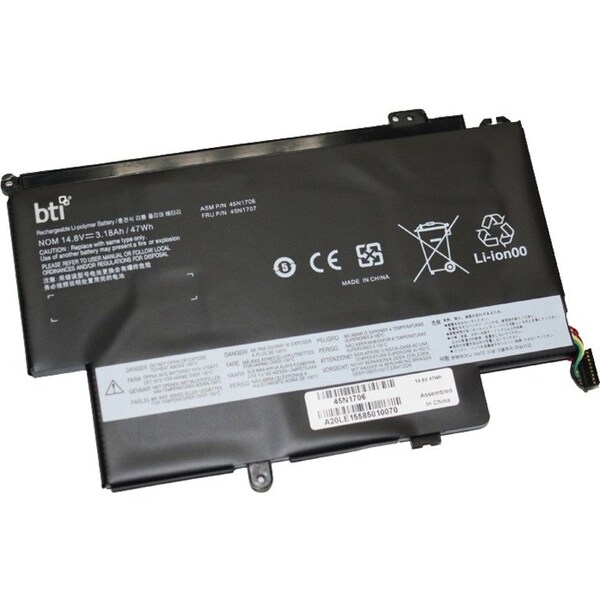 Battery Technology BTI Battery - Compartible OEM 45N1706 45N1707 45N1705 45N1704 Compatible Model S1 YOGA 45N1706-BTI - main