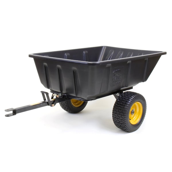 Polar Trailer Heavy Duty Lawn and Garden 1300 lb. 15 Cubic Foot Lawn Mower ATV Utility Trailer LG1300, Black 12816 - main