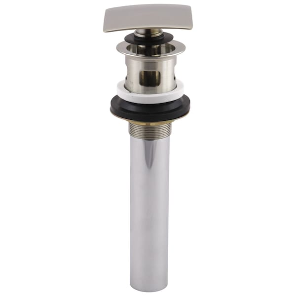Delta Square Push Pop-Up With Overflow In Polished Nickel 72175-PN - main