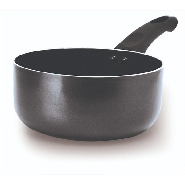 Ecolution Elements Non-Stick Saucepan, 2 qt Capacity, Aluminum, Gray, Ergonomic Handle EEGY-2818 - main