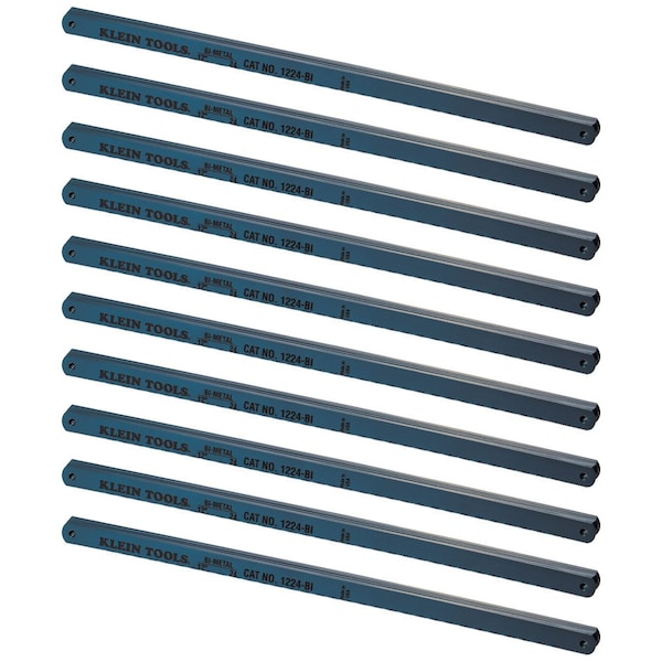 Klein Tools Bi-Metal Blades, 24 TPI, 12-Inch, 100-Pack 1224BI - main