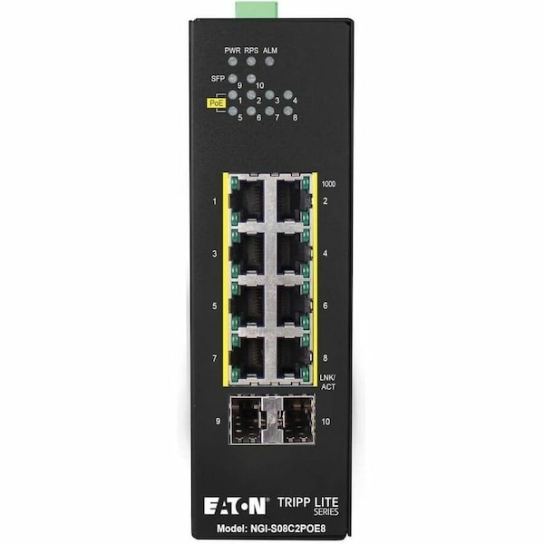 Eaton EATON Ethernet Switch 8-Port Gigabit Managed NGI-S08C2POE8 - main