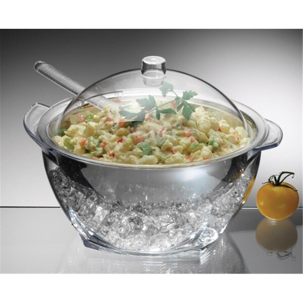 Prodyne Iced Salad with Acrylic Dome Lid Salad Servers - IC30 - main