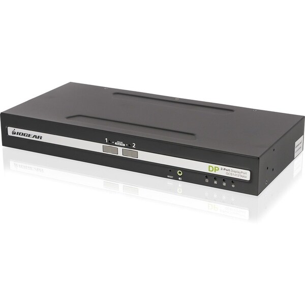 Iogear 2-PORT SINGLE VIEW DISPLAYPORT PP4.0 SECURE KVM SWITCH W/AUDIO. TAA COMPLIANCE GCS1412TAA4 - main