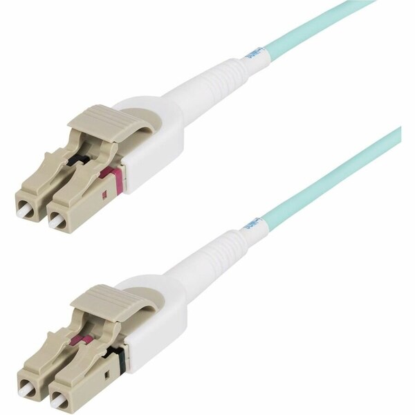 Startech.Com 5m 15ft LC to LC UPC OM4 Switchable Fiber Optic Cable 50/125m, 100G, Toolless Polarity 450FBLCLC5SW - main