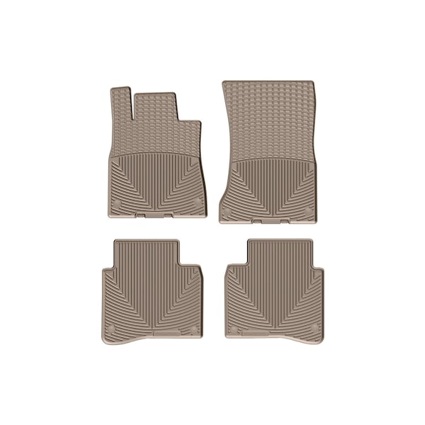 Weathertech Tan, Front and Rear All Weather Floor Mats W351TN-W354TN - main
