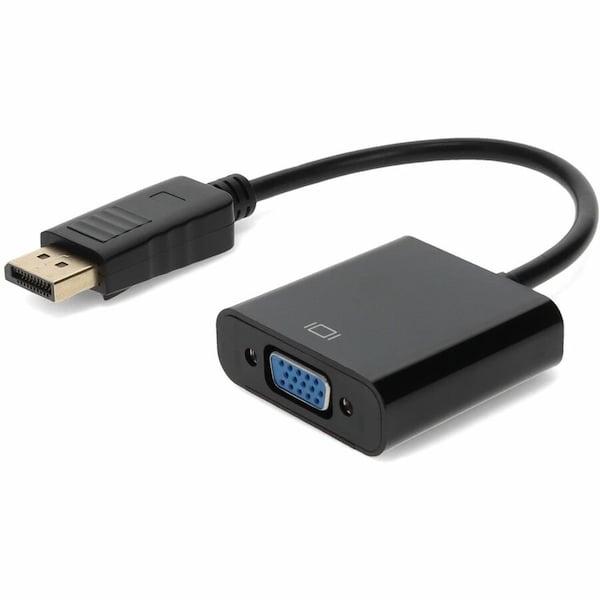 Add-On Addon 8In Dp To Vga M/F Black Adapter AS615AA-AO - main