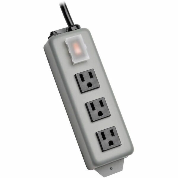 Eaton Tripp Lite Series Industrial Power Strip, 3-Outlet, 6 ft. 1.8 m Cord, NEMA 5-15P Plug, 3SP - main