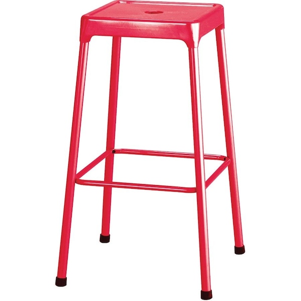 Safco Stool, No Backrest, 29", Color: Red 6606RD - main