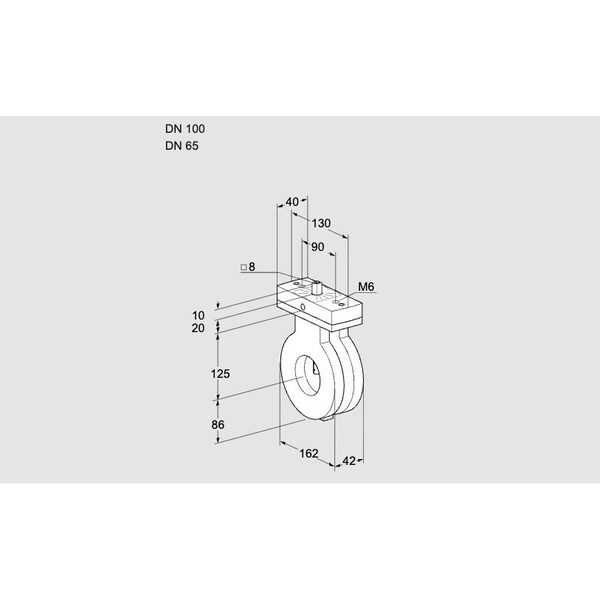 Honeywell Kromschroder BVA100/65Z05V KS88302976 - main