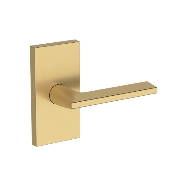 Baldwin Residential Door Levers Passage Reversible Lifetime Satin Brass PSANACFR044 - main