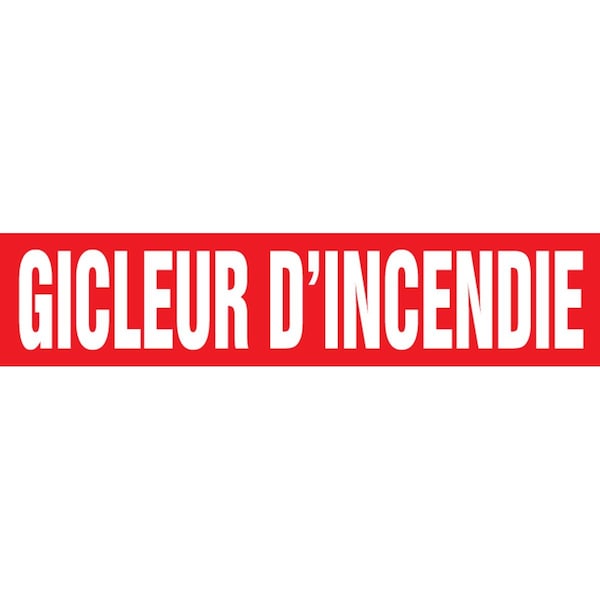 Accuform FRENCH PIPE MARKER GICLEUR CRPK324STB - main