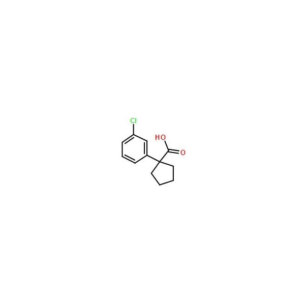 Ak Scientific 1-(3-Chlorophenyl)cyclopentanecarboxylic acid (5g), CAS 143328-21-6 7030AA-5g - main