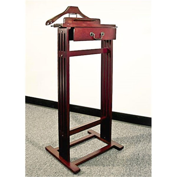 Proman Mission Wardrobe Valet in Dark Walnut VL16188 - main