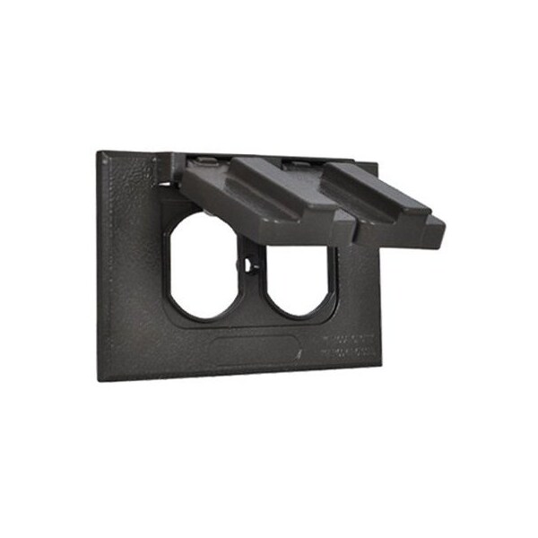 Hubbell Me Brz Wp Sgl Cover 1C-DH-AL-BR - main