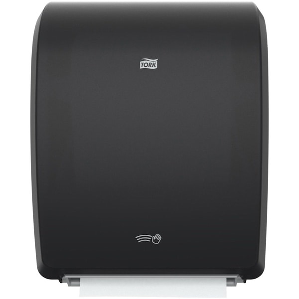 Tork Electronic Hand Towel Roll Dispenser, 8in Roll, 12.32 x 9.32 x 15.95, Black 771828 - main