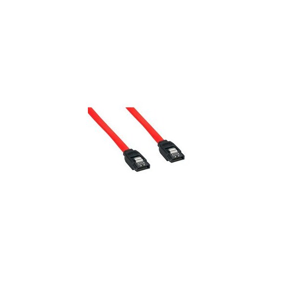 Cable Wholesale Serial ATA (SATA) Cable, 180 degree 7 Pin With Latch, 1 meter (3.3 foot) 21SA-5301M - main