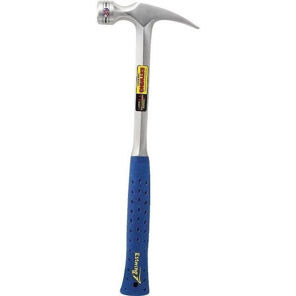 Estwing Hammer, 30 oz Head, Framing, Rip Claw, Milled Head, Steel Head, 16 in OAL E3-30SM - main