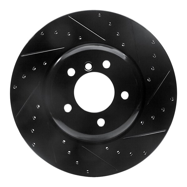 Dynamic Friction Co DFC Brake Rotor - Drilled and Slotted - Black 633-31063R - main