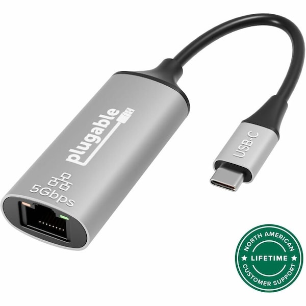 Plugable USB-C TO 5GBE ETHERNET ADAPTER USBC-E5000 - main
