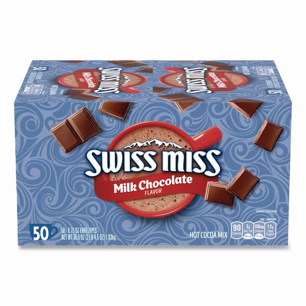 Swiss Miss Hot Cocoa Mix, Regular, 0.73 oz. Packets, PK50 GOV47491 - main