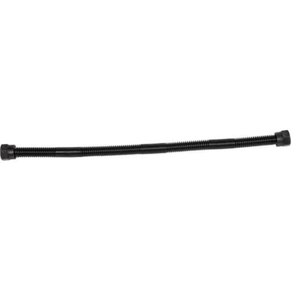 Dagan Flexible Gas Connector with Solid Brass Fittings on Each End, Black FLEX-CON - main