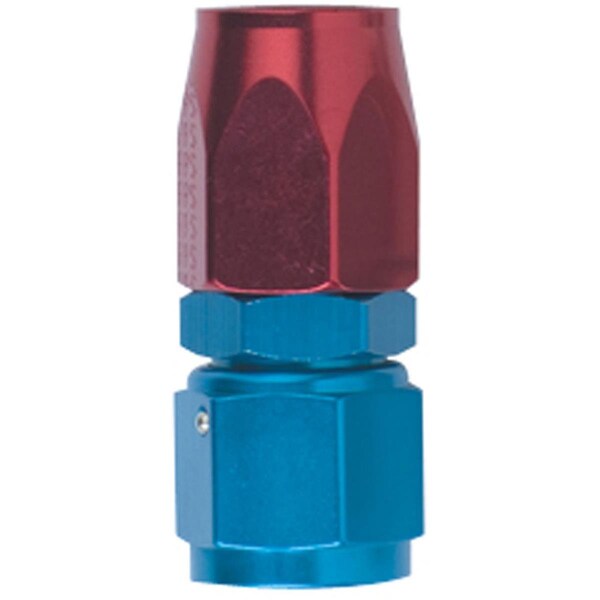 Geared2Golf 100106 -6 AN Straight Power Flow Hose End - Blue & Red GE3606558 - main