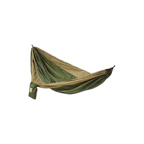 Hammaka 10203-KP Parachute Silk Hammock - Army Green-Brown 10203-KP - main