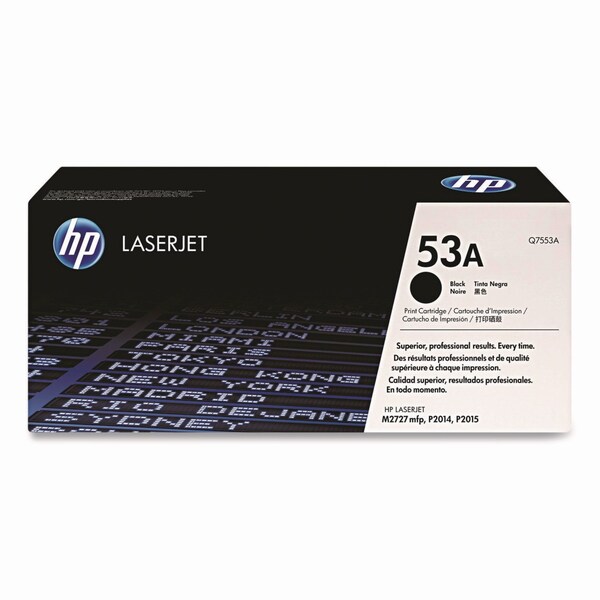 Hp Toner Cartridge, Black Q7553A - main