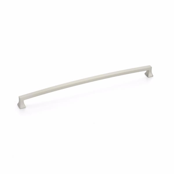 Schaub 12in Center to Center Menlo Park Arched Cabinet Pull Satin Nickel Finish 529-15 - main