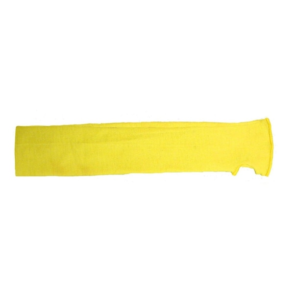 Global Glove Double Ply DuPont Kevlar Fiber Sewn Sleeves, 14in, Thumb Slot, Cut Resistant K14SLT - main
