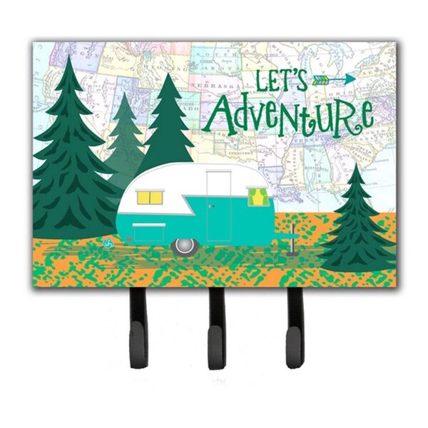 Carolines Treasures Lets Adventure Glamping Trailer Leash or Key Holder VHA3003TH68 - main