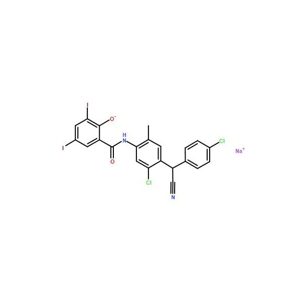 Ak Scientific Closantel sodium (5g), CAS 61438-64-0 C912-5g - main