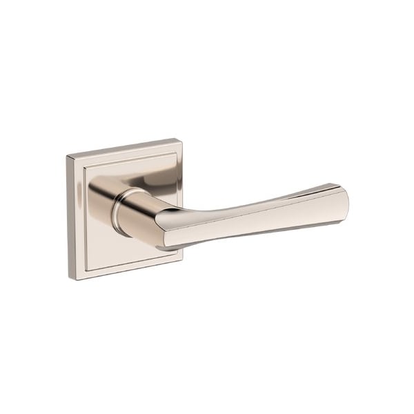 Baldwin Residential Door Levers Full Dummy Right Hand Lifetime Bright Nickel FDWYNSSR055 - main