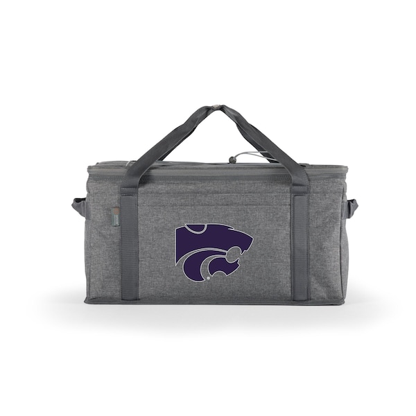 Picnic Time Family Of Brands NCAA Kansas State Wildcats 64 Can Collapsible Cooler, Large Insulated Soft Cooler Bag 716-00-105-254-0 - main