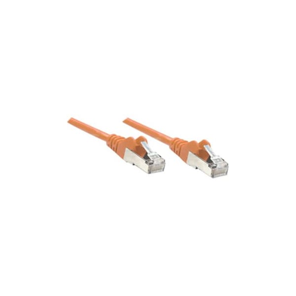 Intellinet Network Solutions 1.5 Ft Orange Cat6 Snagless Patch Cable 342230 - main