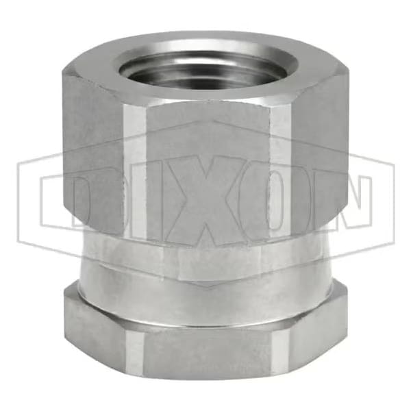 Dixon The Right Connection RAS Garden Hose Adapter, 3/4-11-1/2 x 1/2-14 Nominal, FGHT Swivel x FNPT End S 5021208SS - main