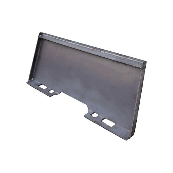 K&M Mfg Universal Quick-Attach Plate for Skid Steer Loaders Solid 1052 - main