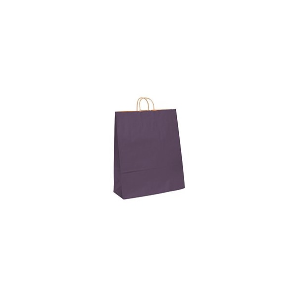 Bubblefast 200-16 x 6 x 19 1/4'' Purple Tinted Shopping Bags, 200PK BFBGS1119PU - main