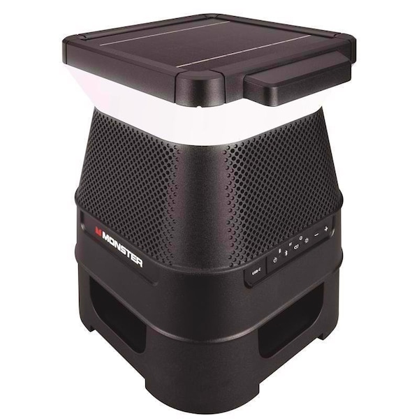 Monster Cable Wireless Bluetooth Portable Speaker MNSOLX-BLK - main