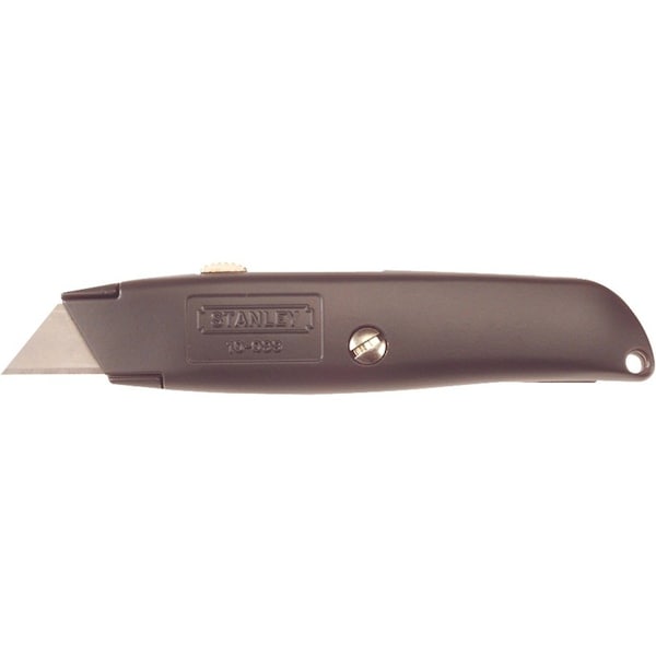 Stanley 6 in. General Purpose Metal Retractable Utility Knife with 3 Replacement Blades 10-099 - main