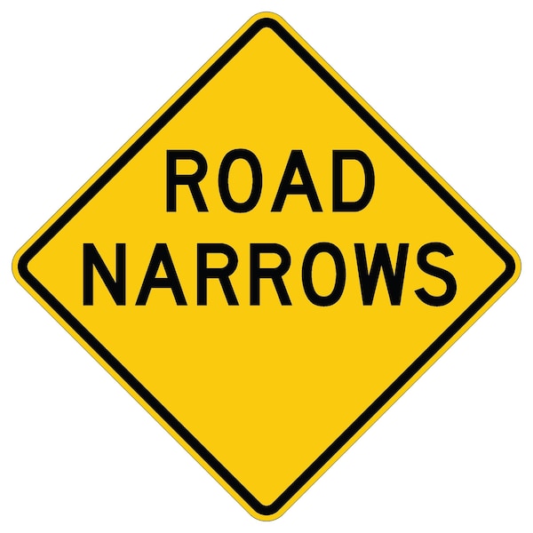 Sign Solutions Usa Traffic Sign, 18 in Width, Aluminum Sign, Diamond DUS06HOR1818W5-1 - main