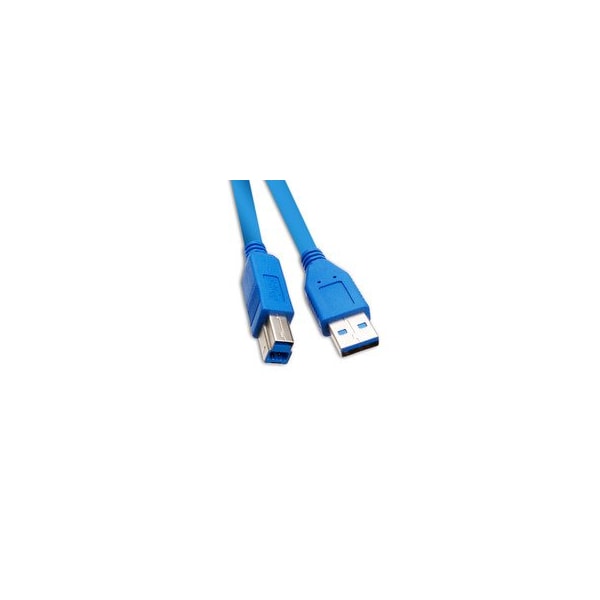 Cable Wholesale USB 3.0 Printer / Device Cable, Blue, Type A Male to Type B Male, 3 foot 10U3-02203 - main
