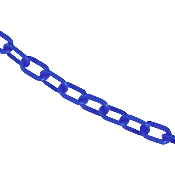 Mr. Chain 1" x 50' Blue Plastic Safety Chain 10006-50 - main