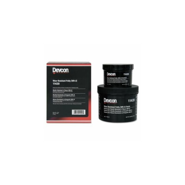 Devcon Wear Resistant Putty WR-2, 3 lb, Kit, Dark Gray 230-11420 - main
